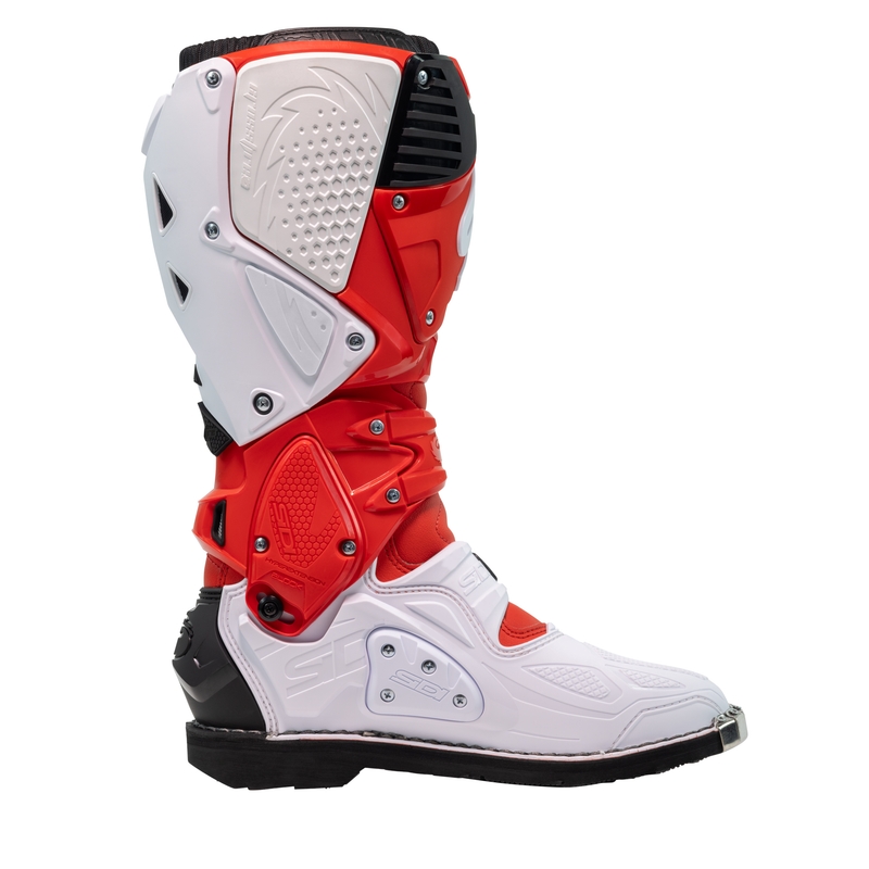 SiDi Crossfire 3 motorcykelstøvler rød og hvid