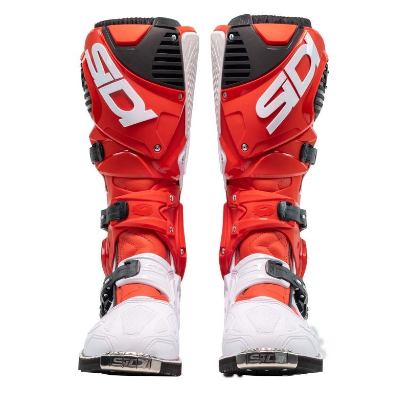 SiDi Crossfire 3 motorcykelstøvler rød og hvid