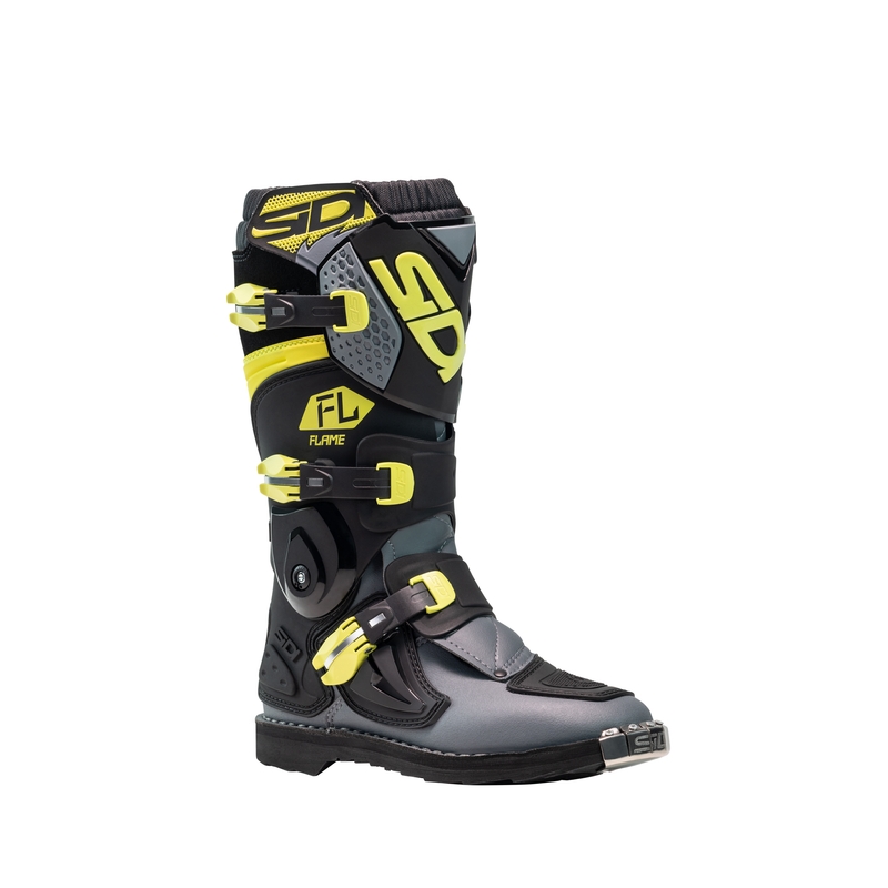 Motocross-sko til børn SiDi Flame sort-gul