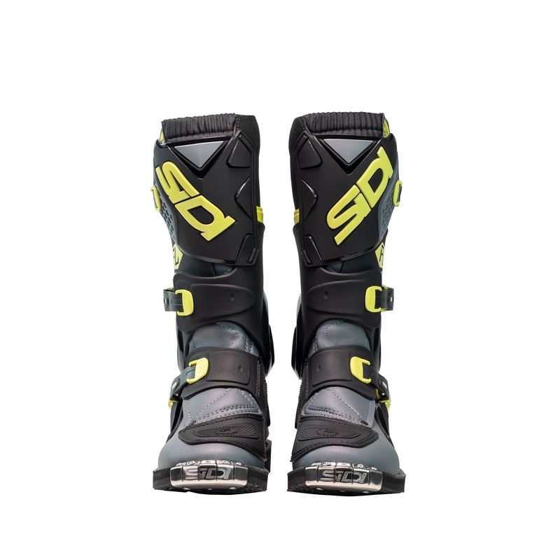 Motocross-sko til børn SiDi Flame sort-gul