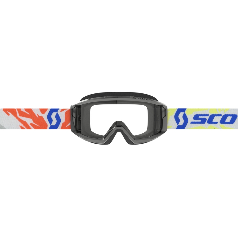 Motocrossbriller til børn SCOTT Primal Youth sort med klart plexi