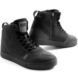 Rebelhorn Spike sorte motorcykelstøvler i læder