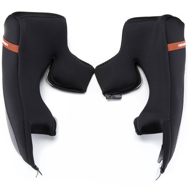 Kofanger til hjelme SCORPION EXO-R1 EVO sort