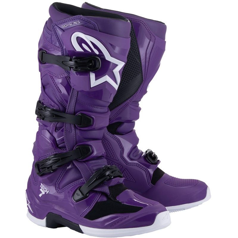 Alpinestars TECH 7 motocross-støvler lilla
