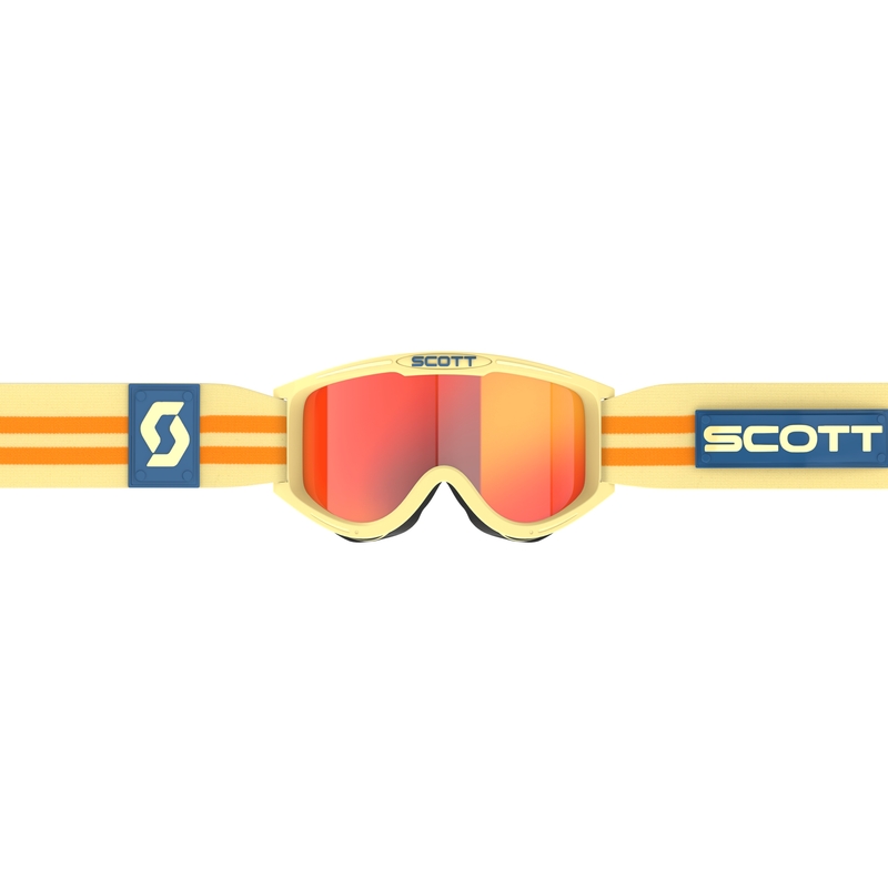 Motocrossbriller SCOTT 89X Era beige med orange plexi