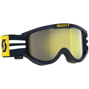 Motocrossbrille SCOTT 89X Era blå og hvid med gul kromplexi