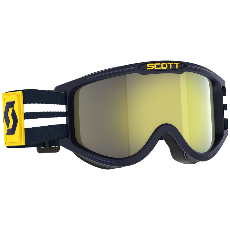 Motocrossbrille SCOTT 89X Era blå og hvid med gul kromplexi udsalg