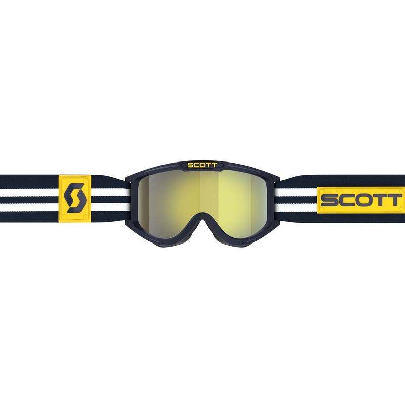 Motocrossbrille SCOTT 89X Era blå og hvid med gul kromplexi udsalg
