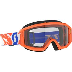 Motocrossbriller til børn SCOTT Primal Youth orange med klar plexi