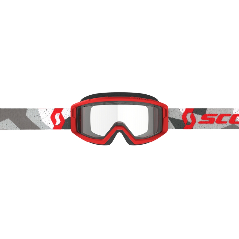Motocrossbriller SCOTT Primal Enduro camo rød med klar plexi udsalg