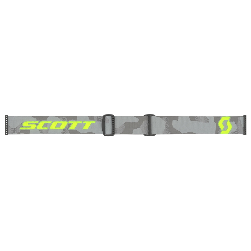 Motocrossbriller SCOTT Primal Enduro grå-fluogul med klart plexi
