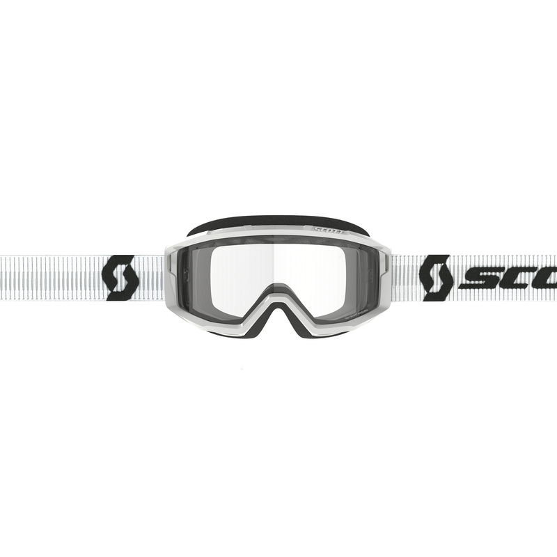 SCOTT Primal Enduro motocrossbrille hvid med klar plexi
