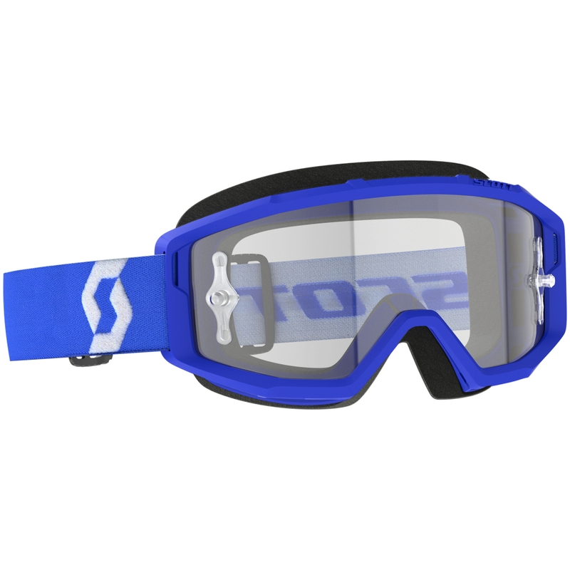Motocrossbriller SCOTT Primal Clear blå med klart plexi