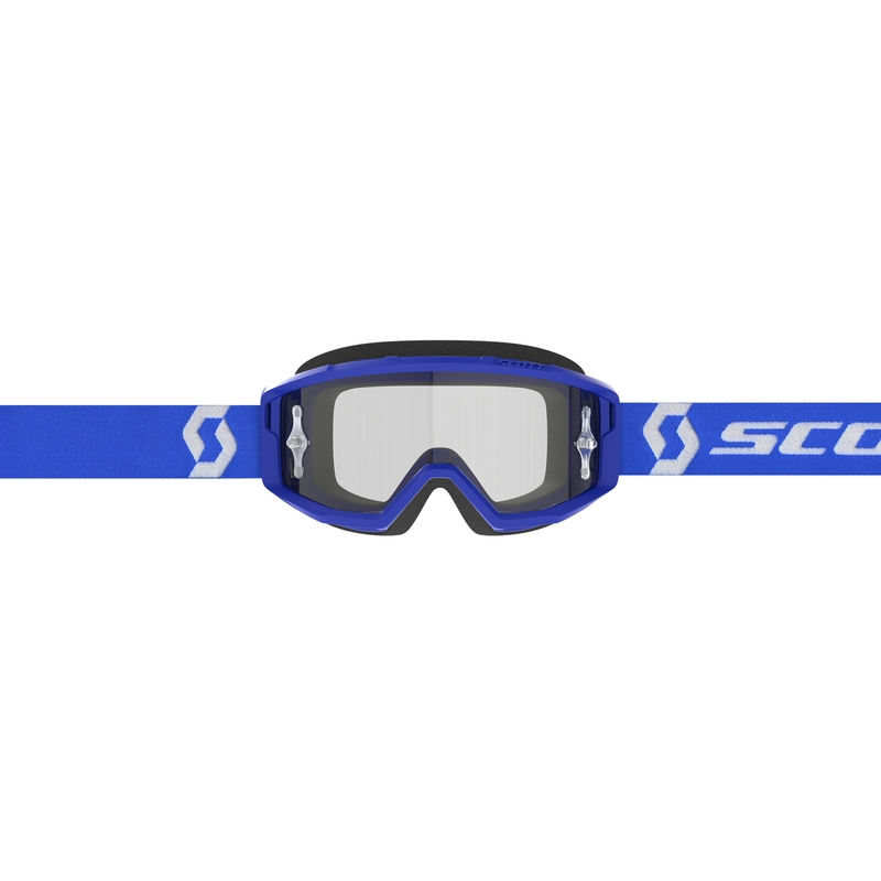 Motocrossbriller SCOTT Primal Clear blå med klart plexi