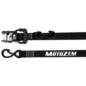 MotoZem motorcykelstropper med skralde, sorte