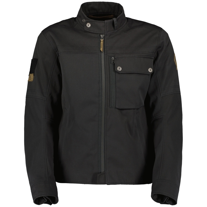 Motorcykeljakke SCOTT JACKET VINTAGE sort