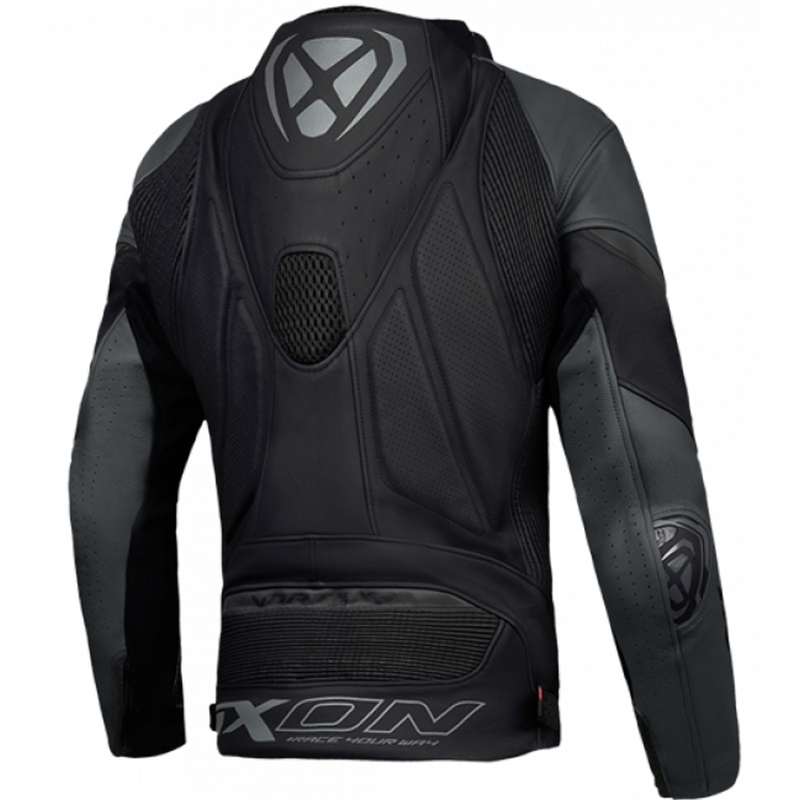 IXON Vortex 3 sort motorcykeljakke i læder