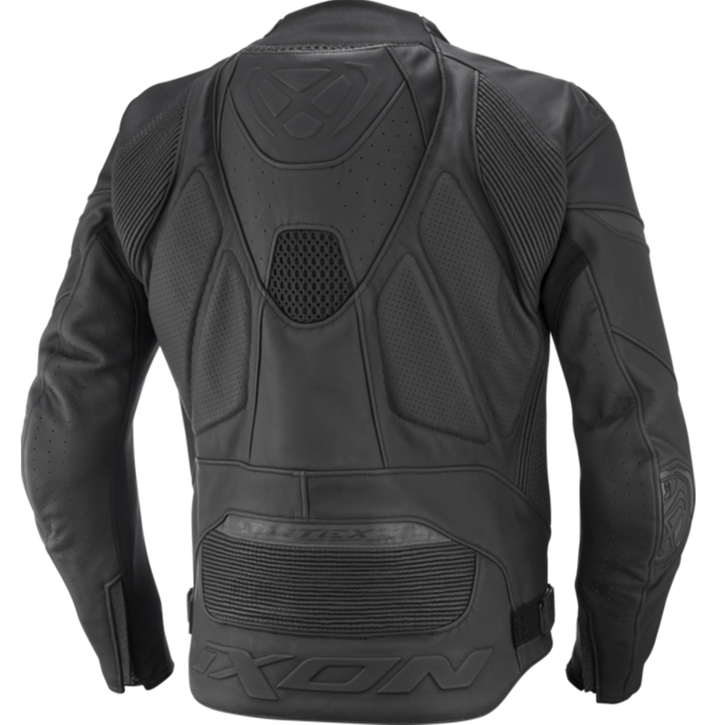 IXON Vortex 3 sort motorcykeljakke i læder