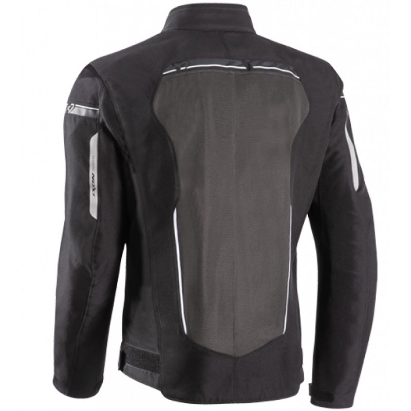 Motorcykeljakke IXON T-Rex sort-grå-hvid