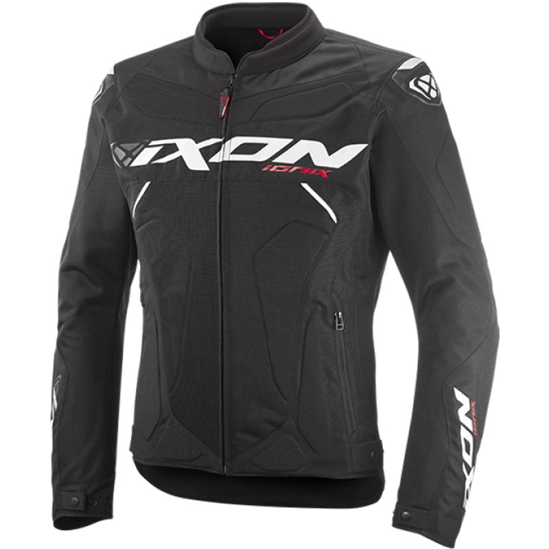 Motorcykeljakke IXON Ionix sort og hvid