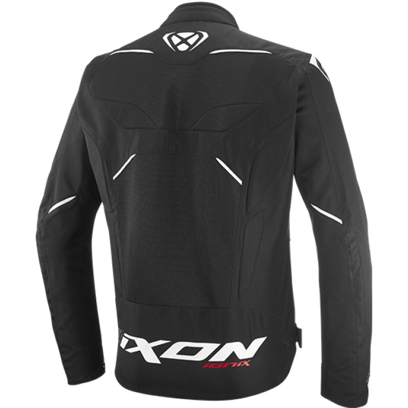 Motorcykeljakke IXON Ionix sort og hvid