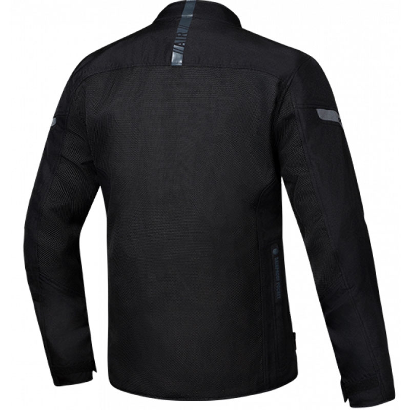 IXON Fresh Slim sort motorcykeljakke