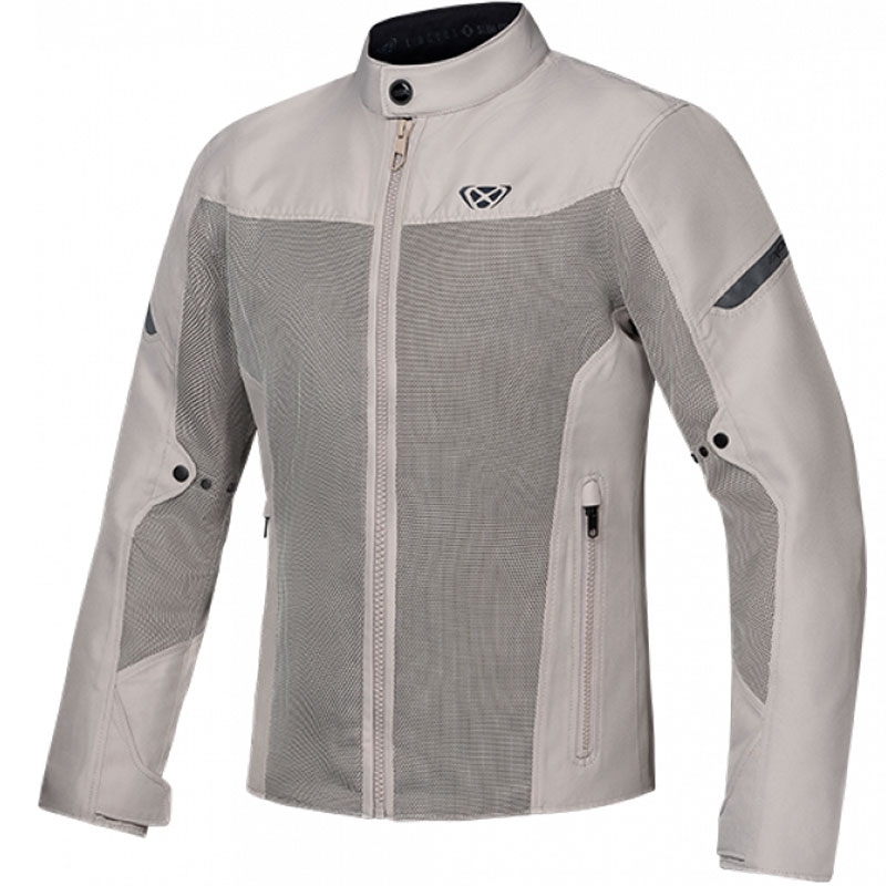 Motorcykeljakke IXON Fresh Slim grå-beige
