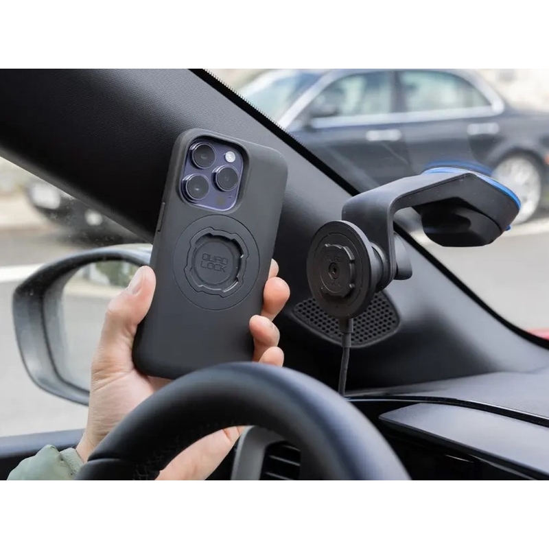 Telefonholder med sugekop til montering i forruden og på instrumentbrættet Quad Lock® Windscreen/Dash Car Mount