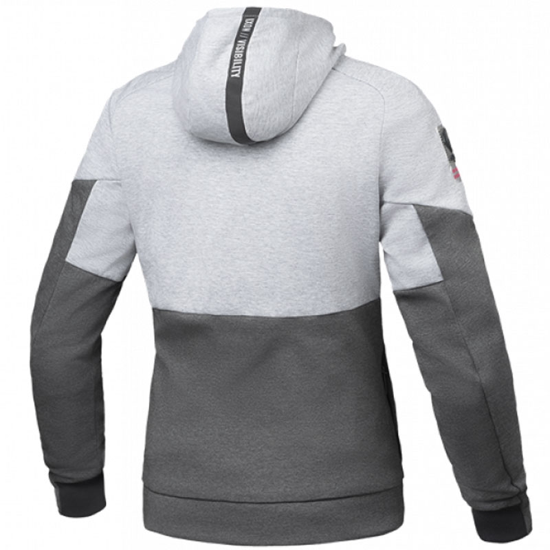 IXON Touchdown Motorcycle Sweatshirt til kvinder, grå-sølv-pink