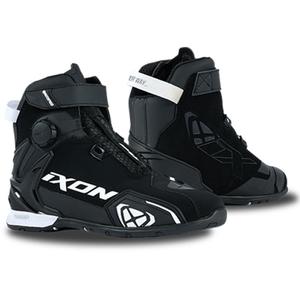 IXON Bull 2 WP sort-hvide motorcykelstøvler til kvinder