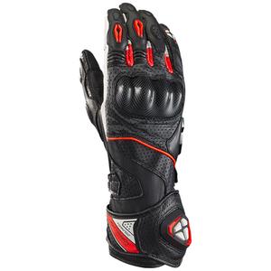 Motorcykelhandsker IXON Tornado Air sort-hvid-rød
