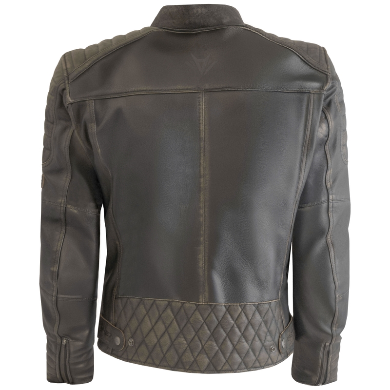 RSA Vintage brun lædermotorcykeljakke
