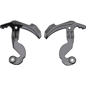 Udskiftningsplexigreb til LS2 FF900-hjelm 2 stk. sort