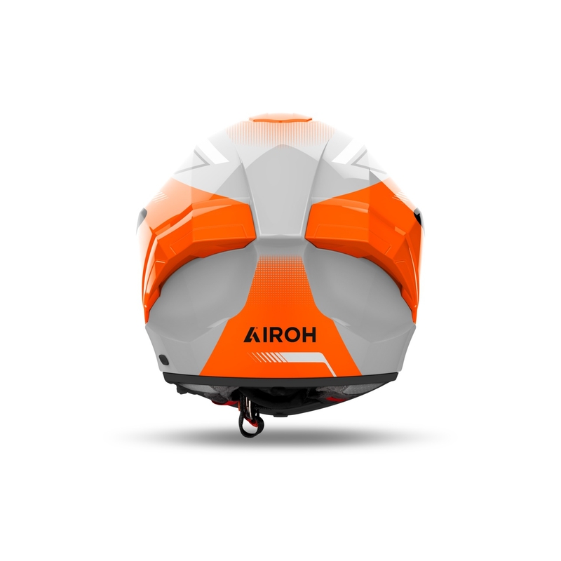 Integreret motorcykelhjelm Airoh MATRYX Wide skinnende orange