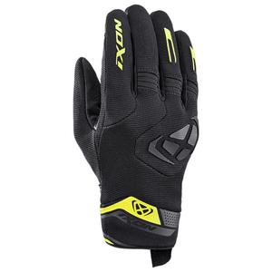 Motorcykelhandsker IXON Mig 2 sort-fluogul