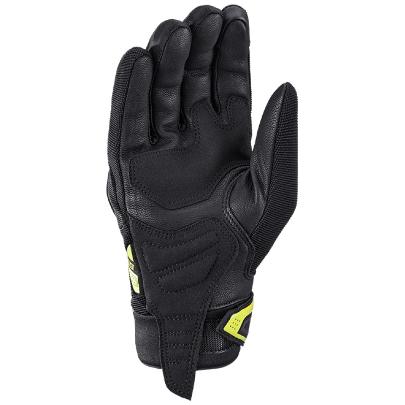 Motorcykelhandsker IXON Mig 2 sort-fluogul