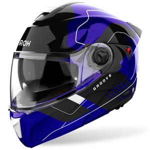 Airoh Specktre Groove flip-up hjelm blank blå