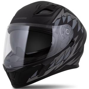 Integralhjelm Cassida Orbit Strix mat sort-grå