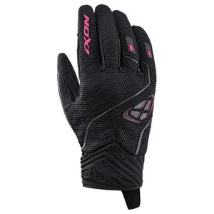 Motorcykelhandsker til kvinder IXON Hurricane 2 sort og pink