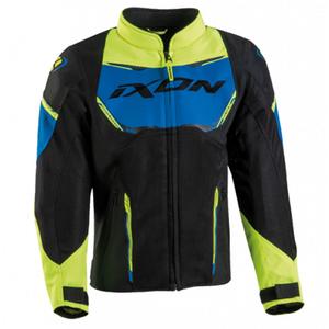 Motorcykeljakke til børn IXON Striker Air Sort-blå-gul