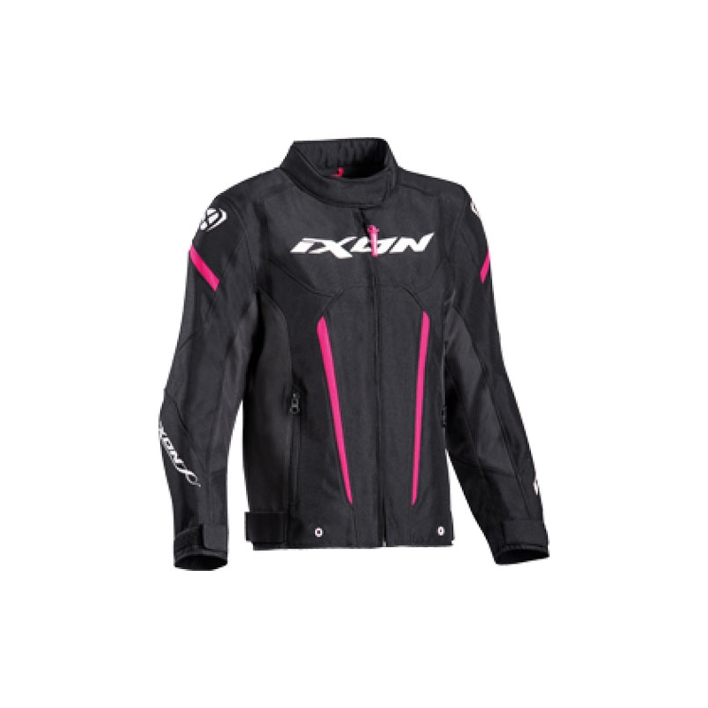 Motorcykeljakke til børn IXON Striker sort og pink