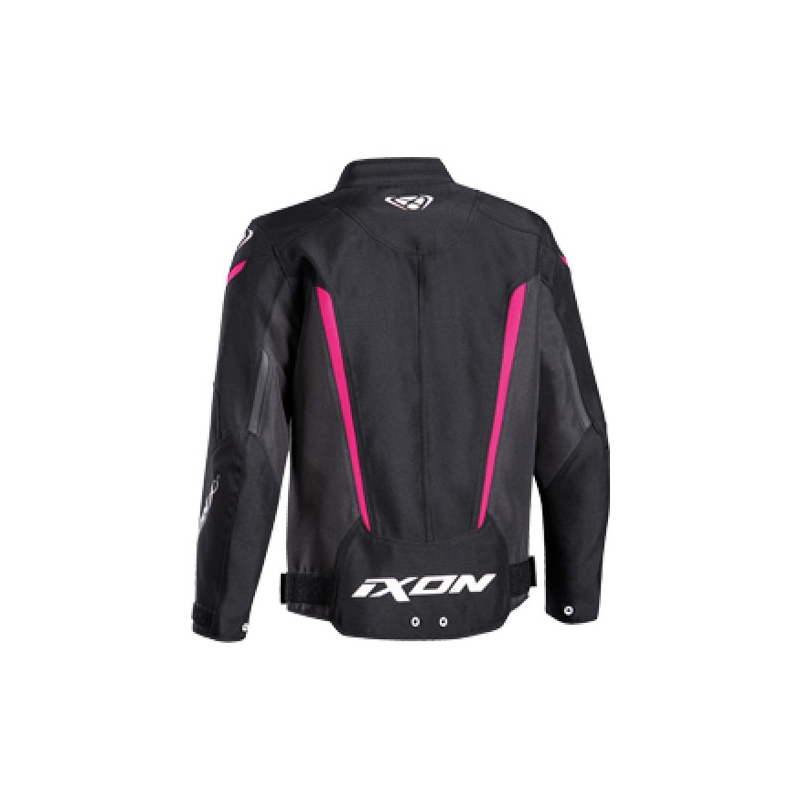 Motorcykeljakke til børn IXON Striker sort og pink