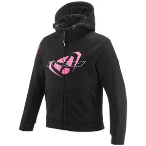 Motorcykel-sweatshirt til børn IXON Touchdown sort og pink