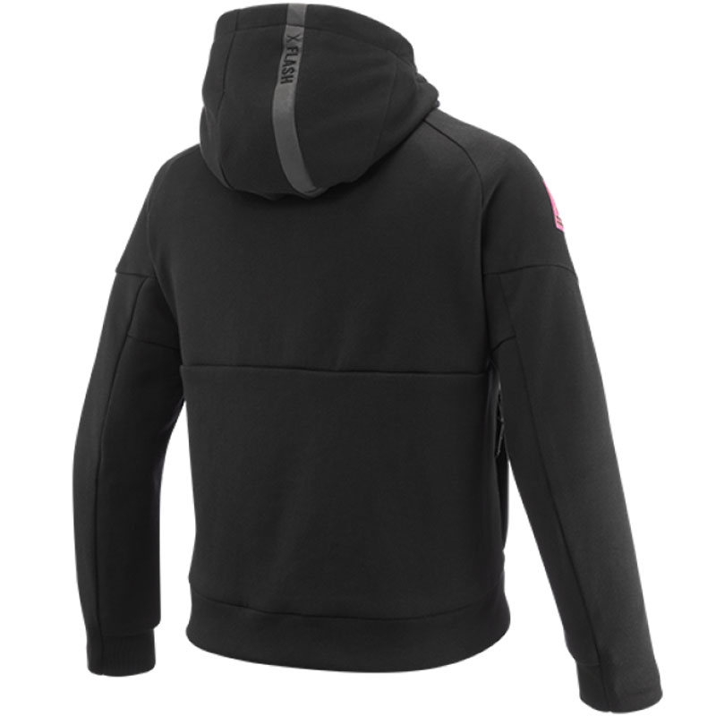 Motorcykel-sweatshirt til børn IXON Touchdown sort og pink
