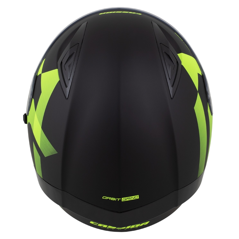 Integralhjelm Cassida Orbit Grind mat sort-fluogul