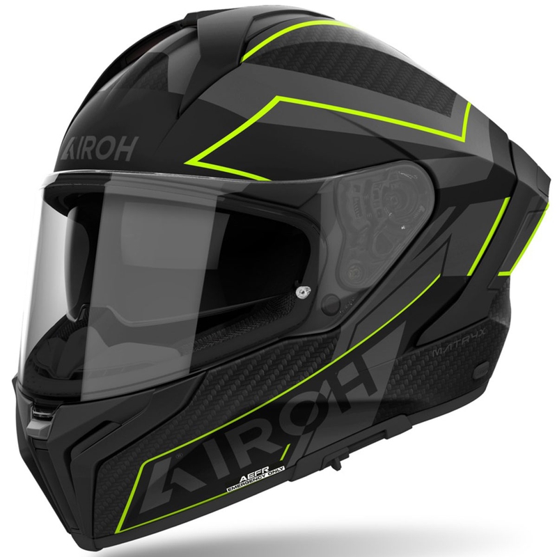 Airoh MATRYX Sentinel full face motorcykelhjelm mat gul