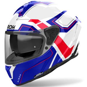 Integreret motorcykelhjelm Airoh SPARK 2 Dart blank blå-rød