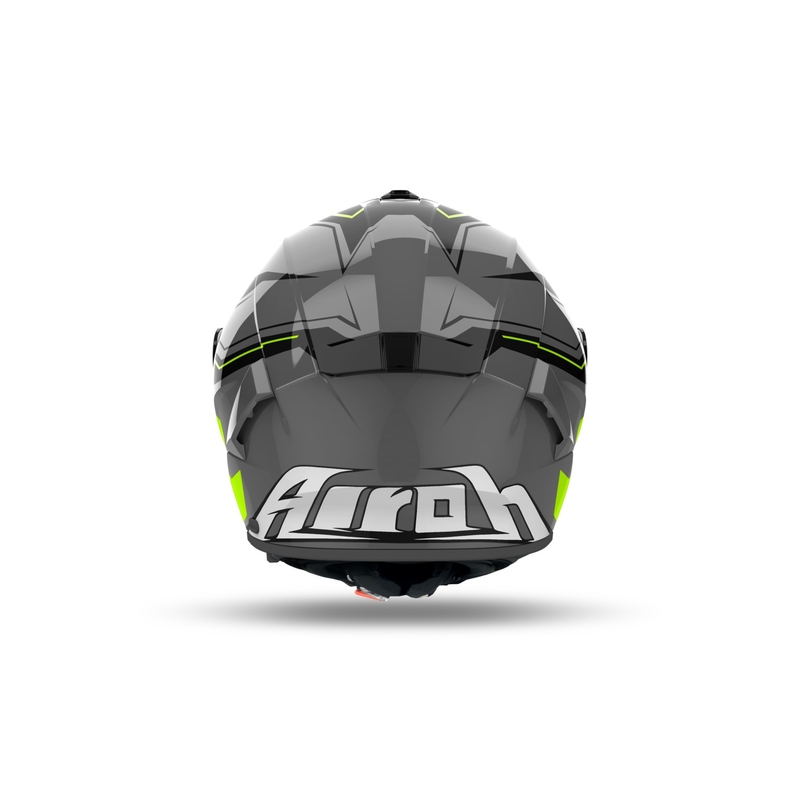 Integreret motorcykelhjelm Airoh SPARK 2 Dart blank gul