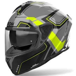 Integreret motorcykelhjelm Airoh SPARK 2 Dart blank gul