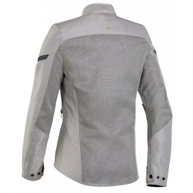 Motorcykeljakke til kvinder IXON Fresh Lady grå-beige